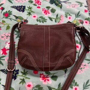 Brown Leather Crossbody Bag